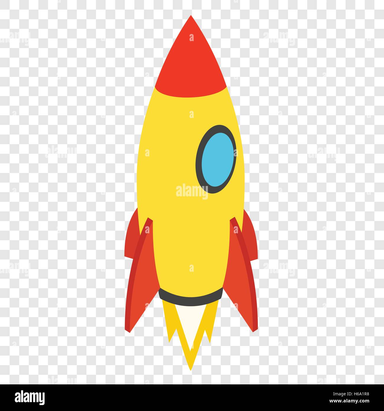 Rocket isometric 3d icon Stock Vector Image & Art - Alamy
