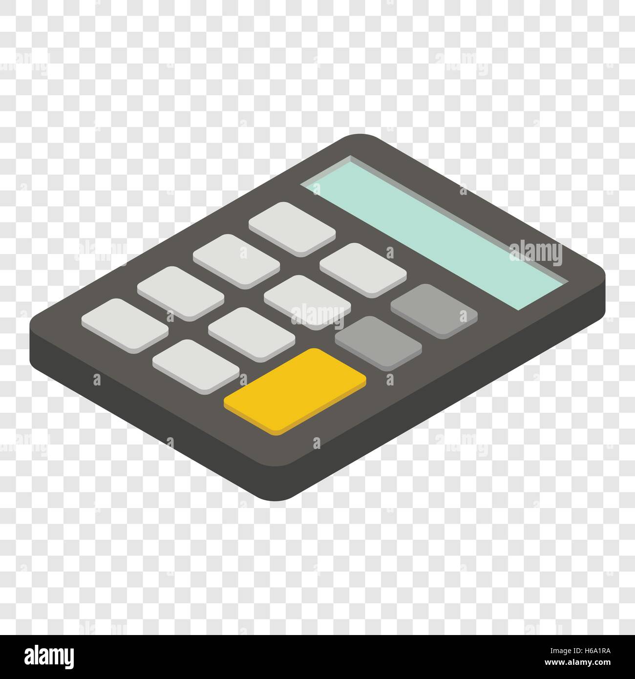 Calculator isometric 3d icon Stock Vector Image & Art - Alamy