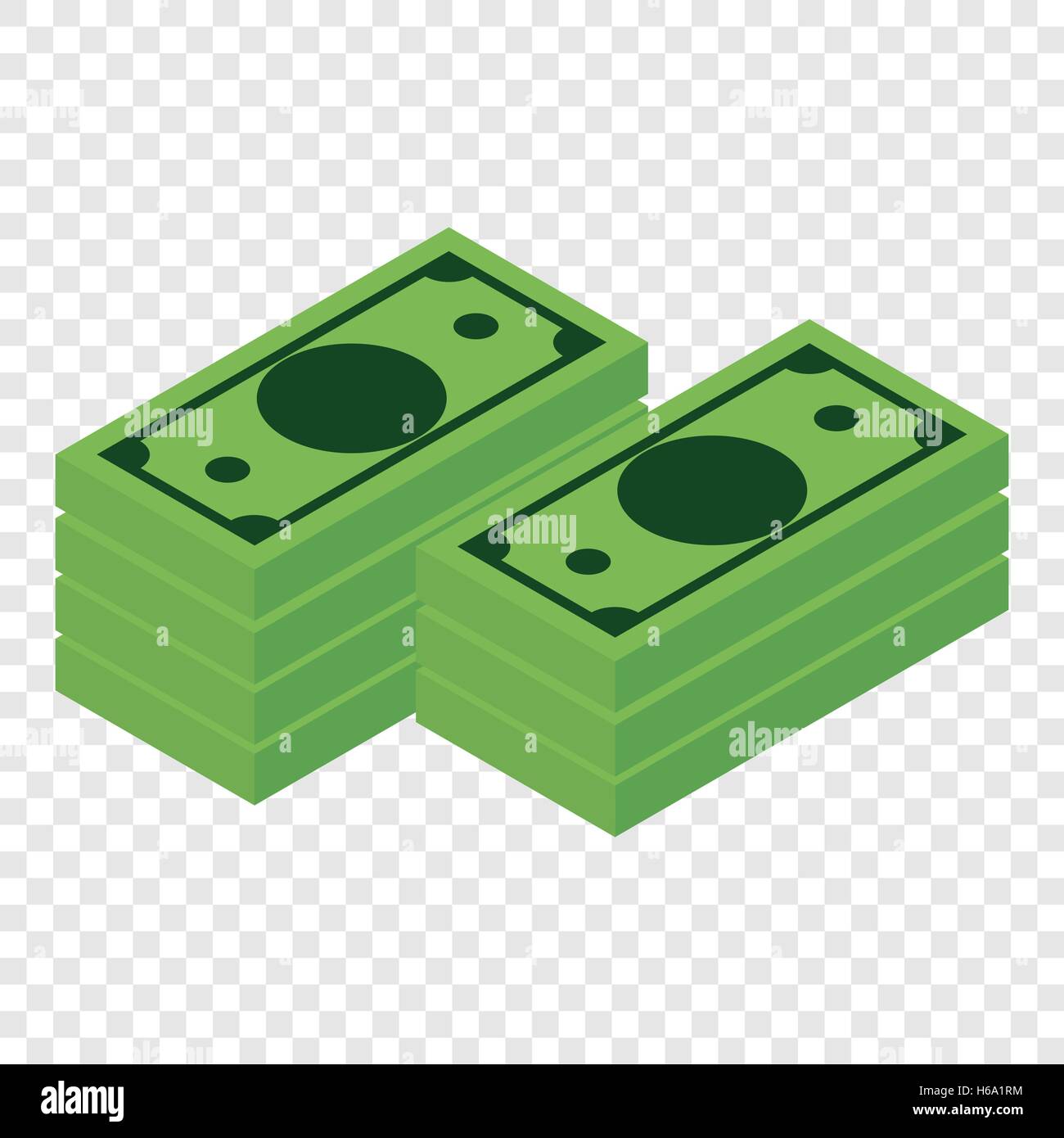 Money isometric 3d icon Stock Vector Image & Art - Alamy