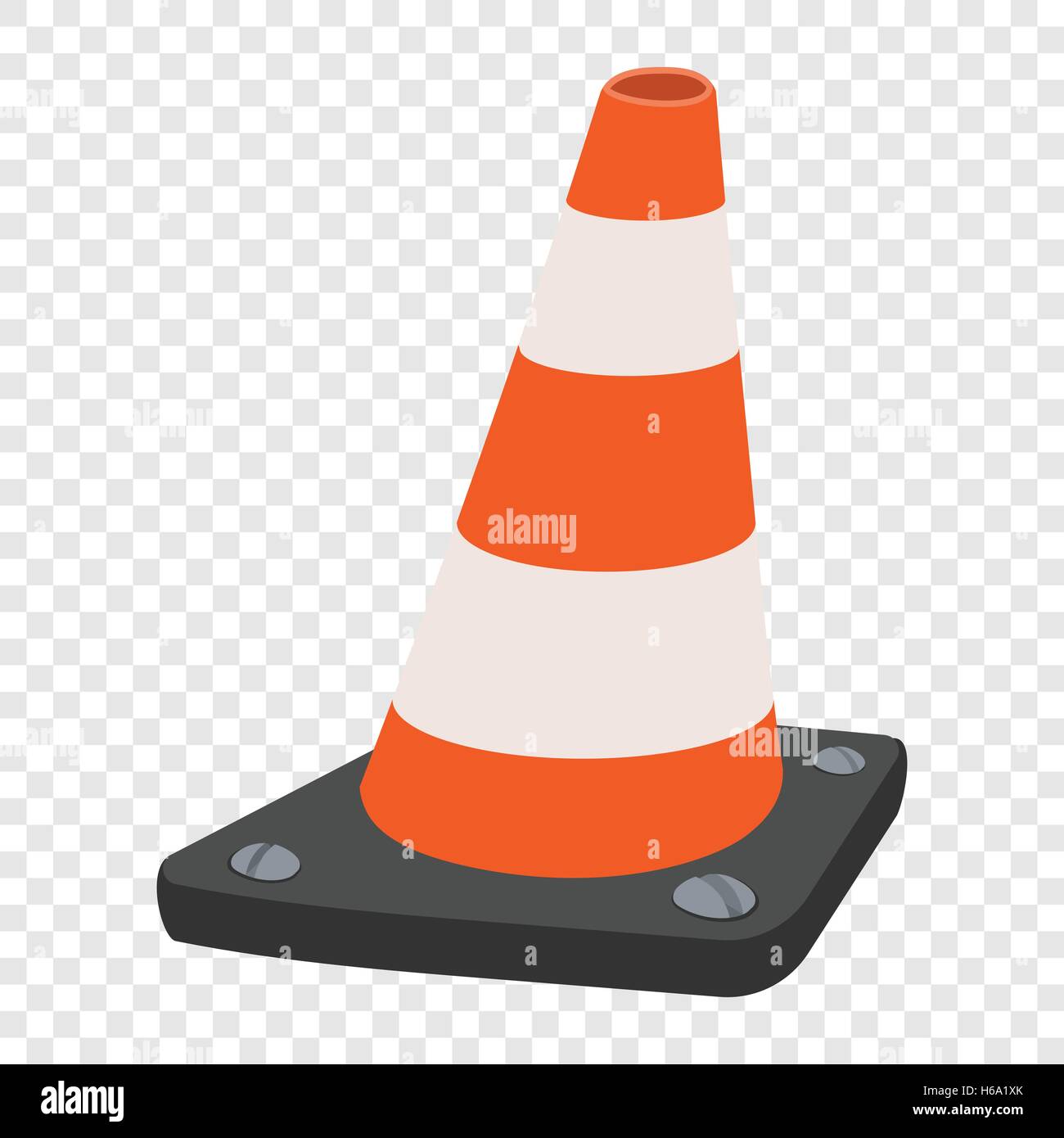 Cartoon Road Cone Caution Sign Hi-res Stock Photography And Images - Alamy