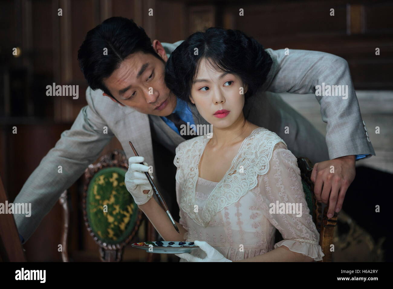 RELEASE DATE: June 1, 2016 TITLE: The Handmaiden STUDIO: Magnolia Pictures DIRECTOR: Chan-Wook Park PLOT: A woman is hired as a handmaiden to a Japanese heiress, but secretly she is involved in a plot to defraud her STARRING: Min-hee Kim, Jung-woo Ha, Jin-woong Jo (Credit: c Magnolia Pictures/Entertainment Pictures/) Stock Photo