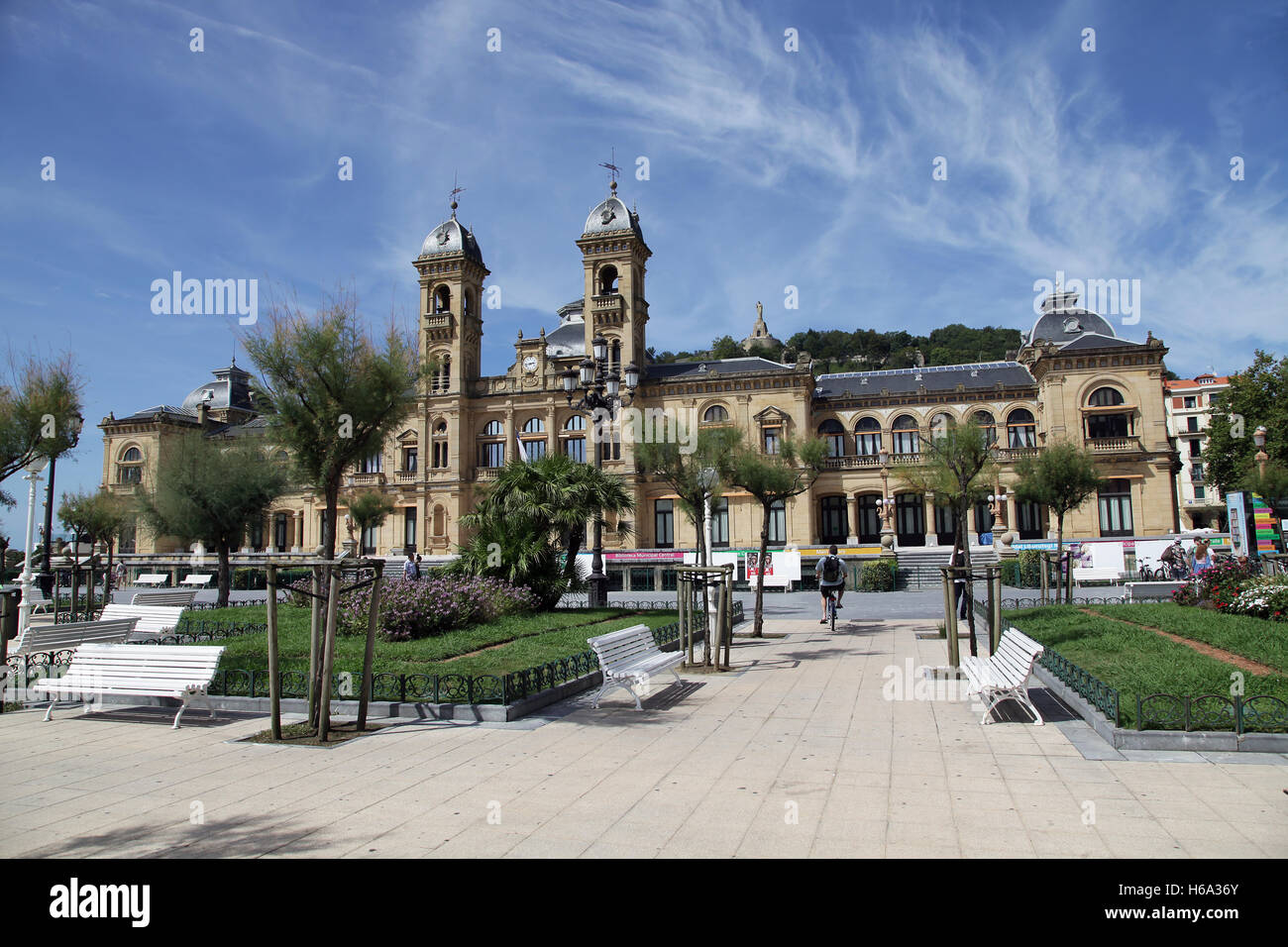 Town Hall San Sebastian Basque country Spain Stock Photo - Alamy