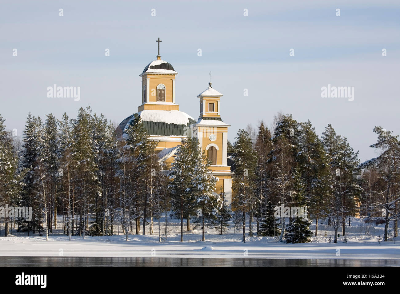 Church of Kuhmo, Finland Stock Photo - Alamy