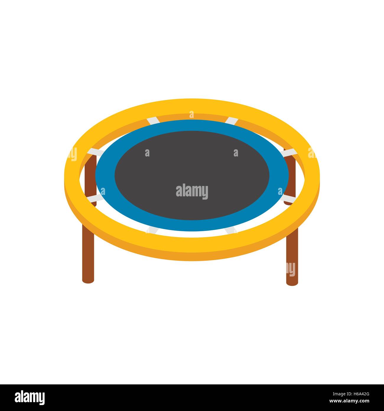Trampoline jumping isometric 3d icon Stock Vector Image & Art - Alamy