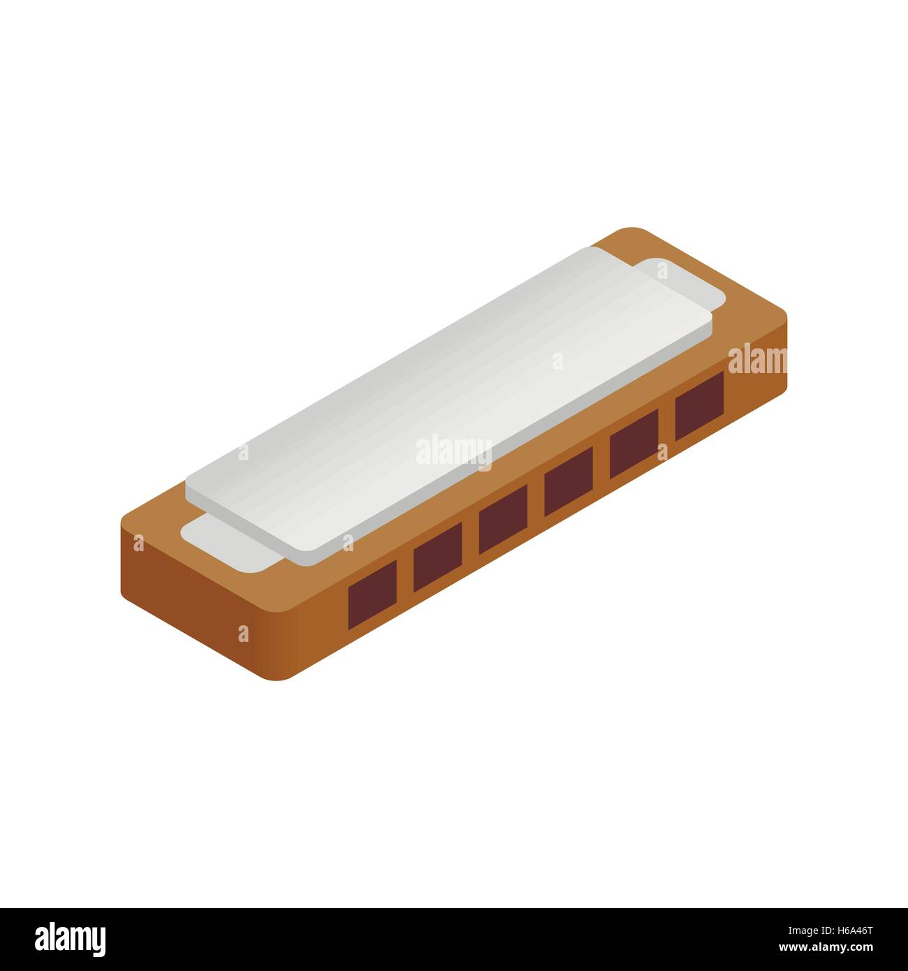 Harmonica isometric 3d icon Stock Vector Image & Art - Alamy