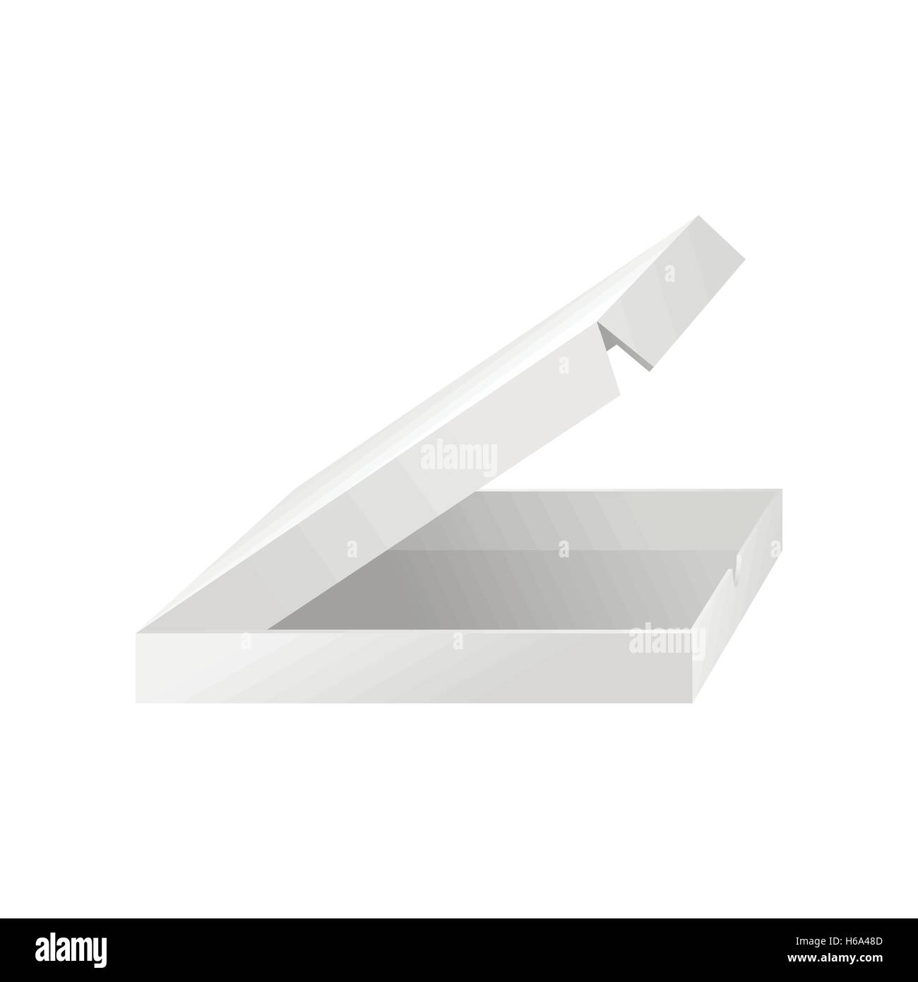 Open small cardboard box Stock Vector Images - Alamy