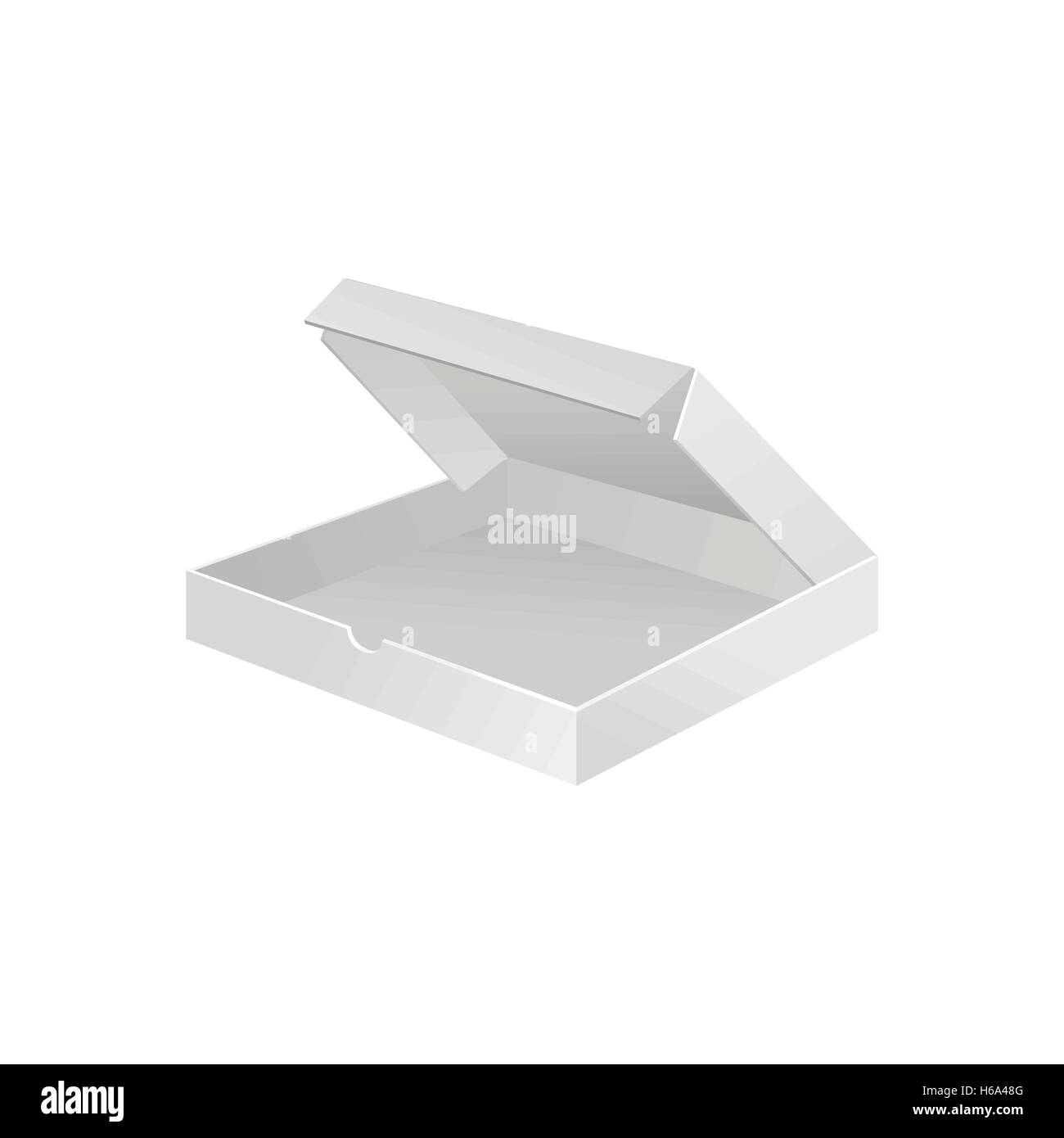 Empty white small box realistic Stock Vector Image & Art - Alamy