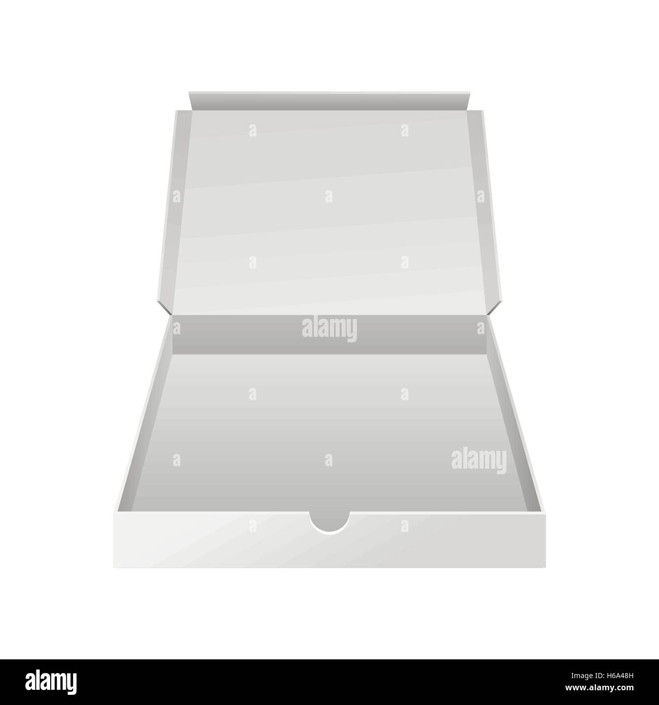 Empty white small box realistic Stock Vector Image & Art - Alamy