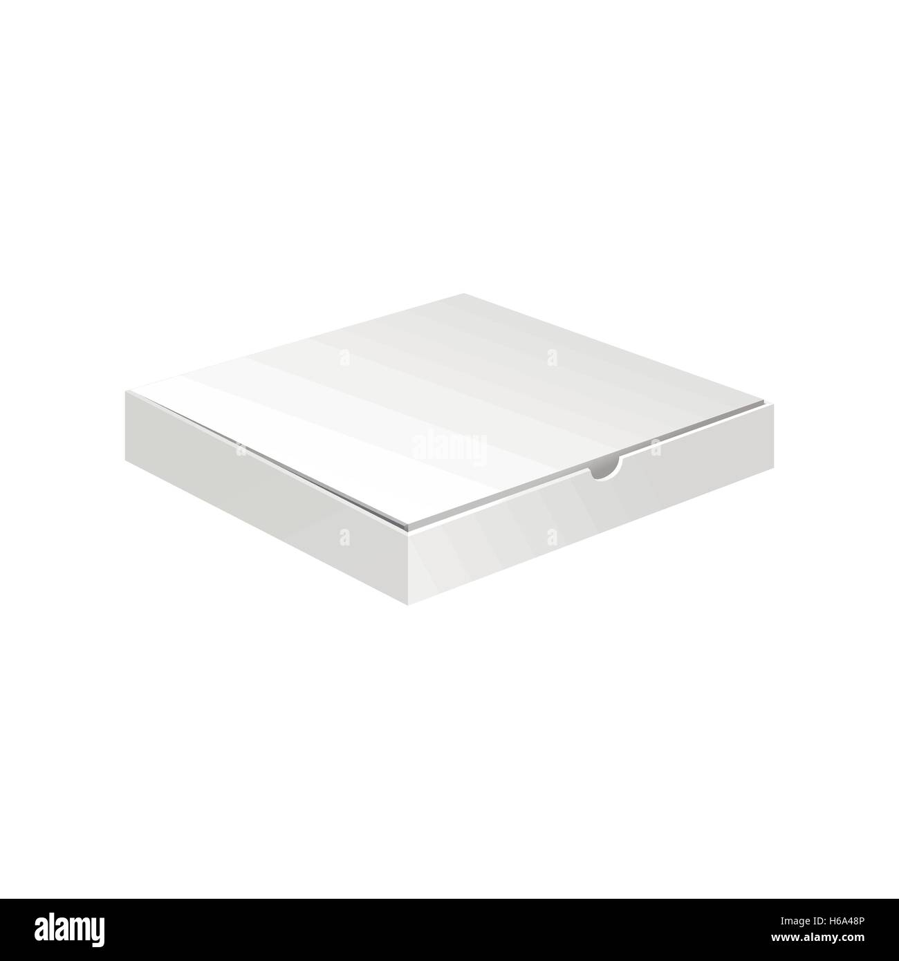 Empty white small box realistic Stock Vector Image & Art - Alamy
