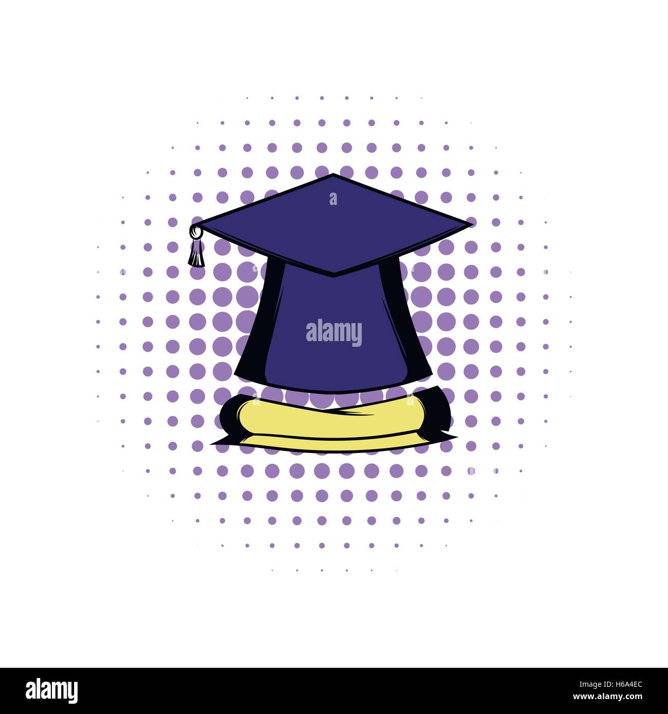 Graduation cap and diploma icon Stock Vector Image & Art - Alamy