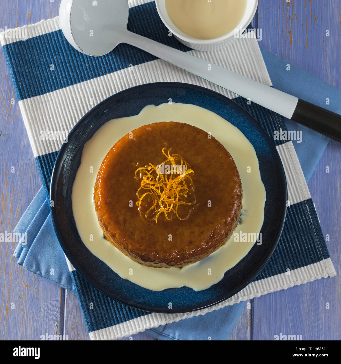 Malva pudding. South African dessert. Stock Photo