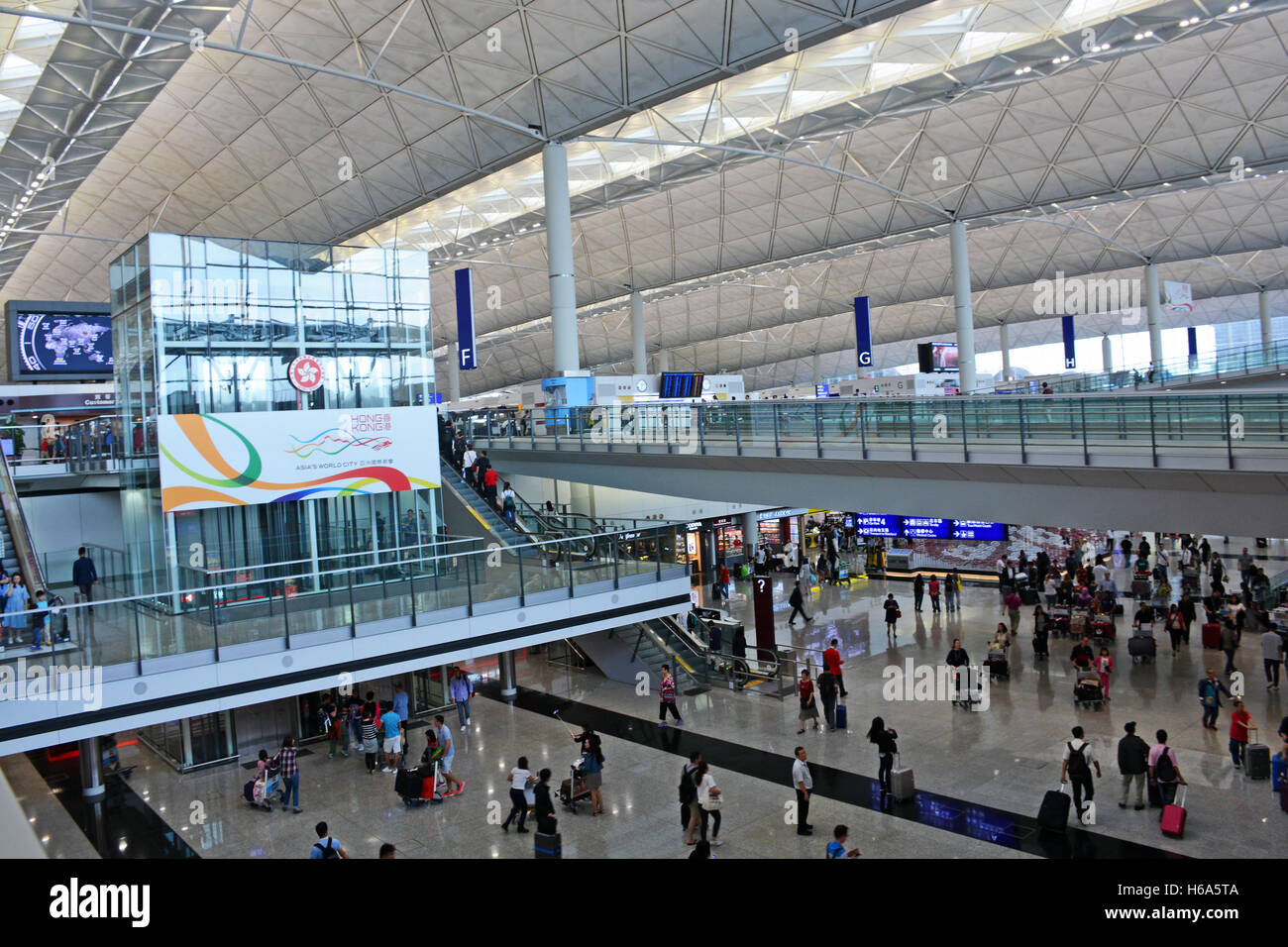 Hong Kong international airport Stock Photo - Alamy