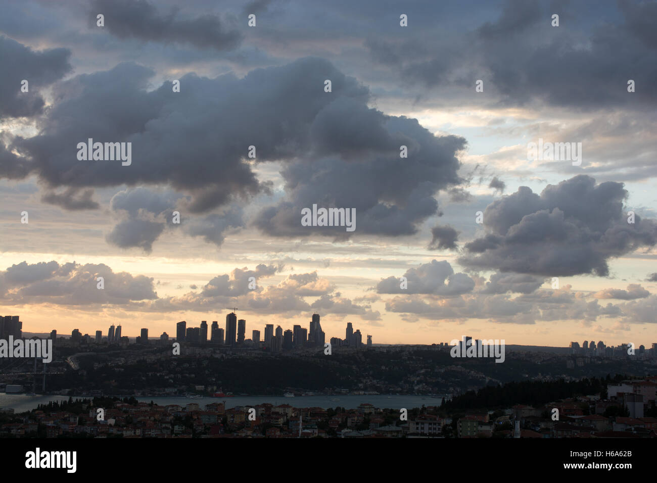 Dark and grey clouds in the sky Stock Photo - Alamy