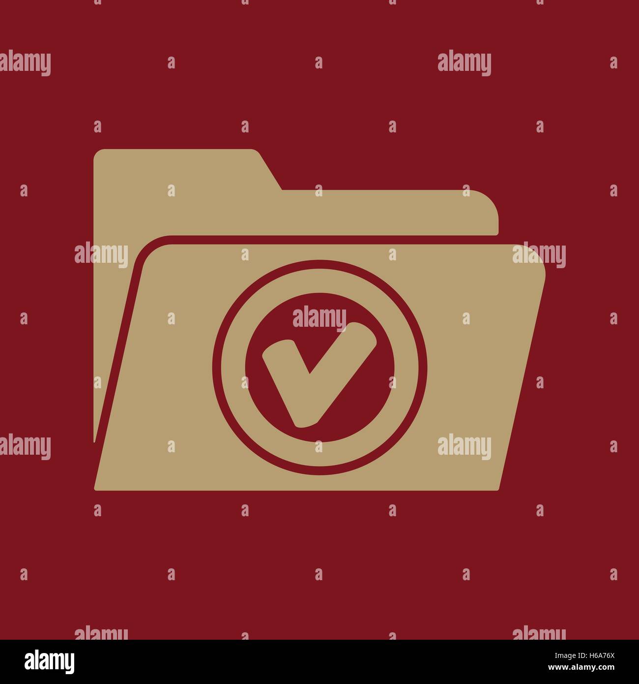 The folder icon. File symbol. Flat Stock Vector Image & Art Alamy