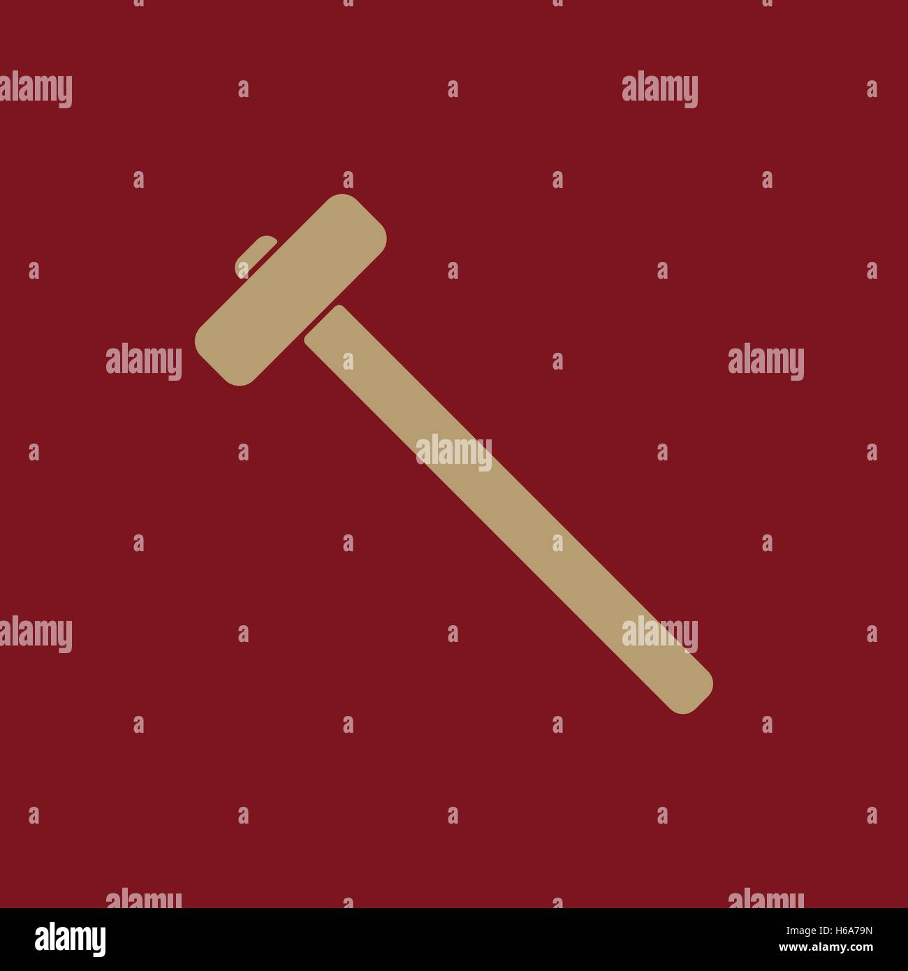 The sledgehammer icon. Sledgehammer symbol Stock Vector Image & Art Alamy