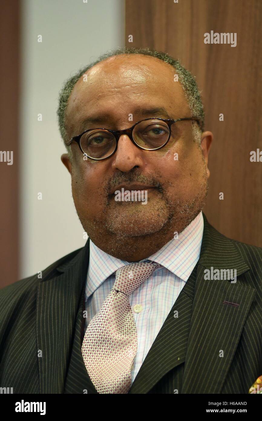 Frankfurt Am Main, Germany. 19th Oct, 2016. Prinz Asfa Wossen Asserate at the 68th Frankfurt Book Fair in Frankfurt/Main, Germany, October 2016. | usage worldwide © dpa/Alamy Live News Stock Photo