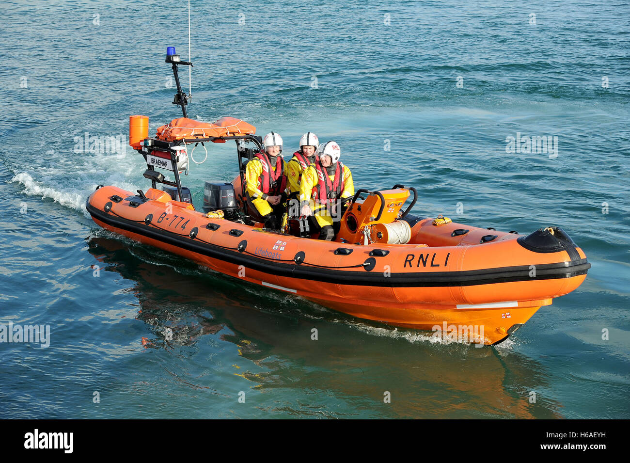 RNLI Inshore Lifeboat, Weymouth, Dorset, UK Stock Photo Alamy