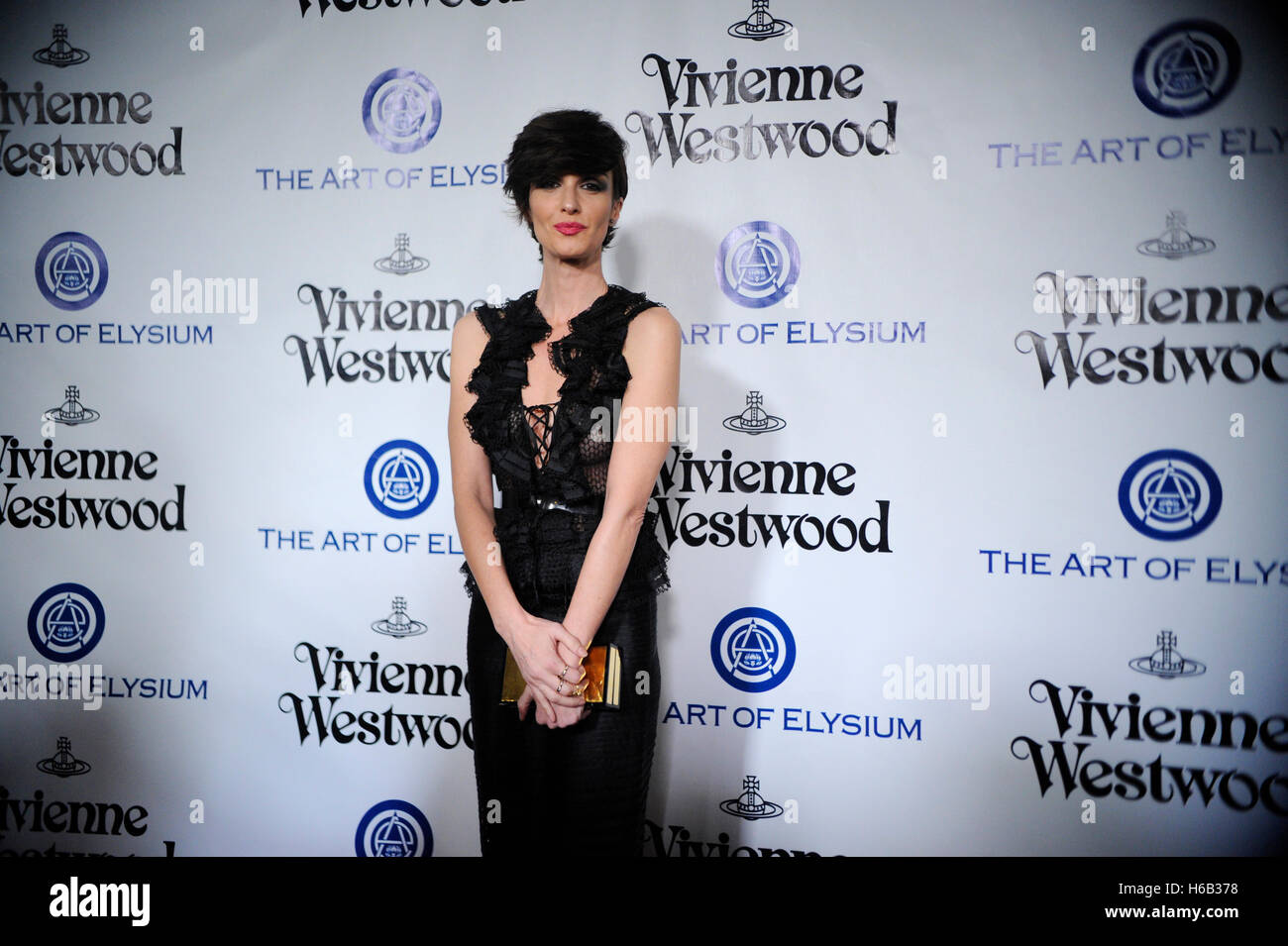 Paz Vega attends The Art of Elysium 2016 HEAVEN Gala at 3LABS on January 9th, 2016 in Culver City, California. Stock Photo