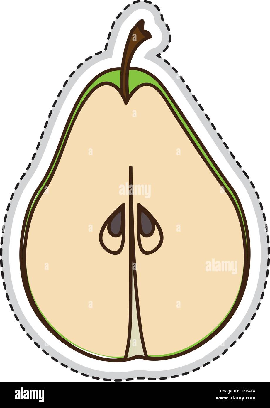 pear fruit icon image Stock Vector Image & Art - Alamy