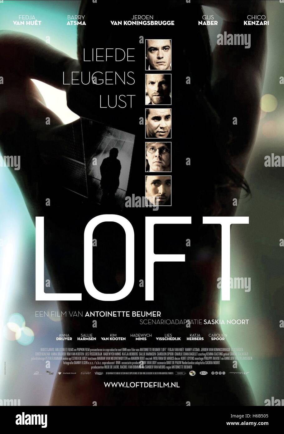 Movie Poster The Loft 2014 Stock Photo Alamy