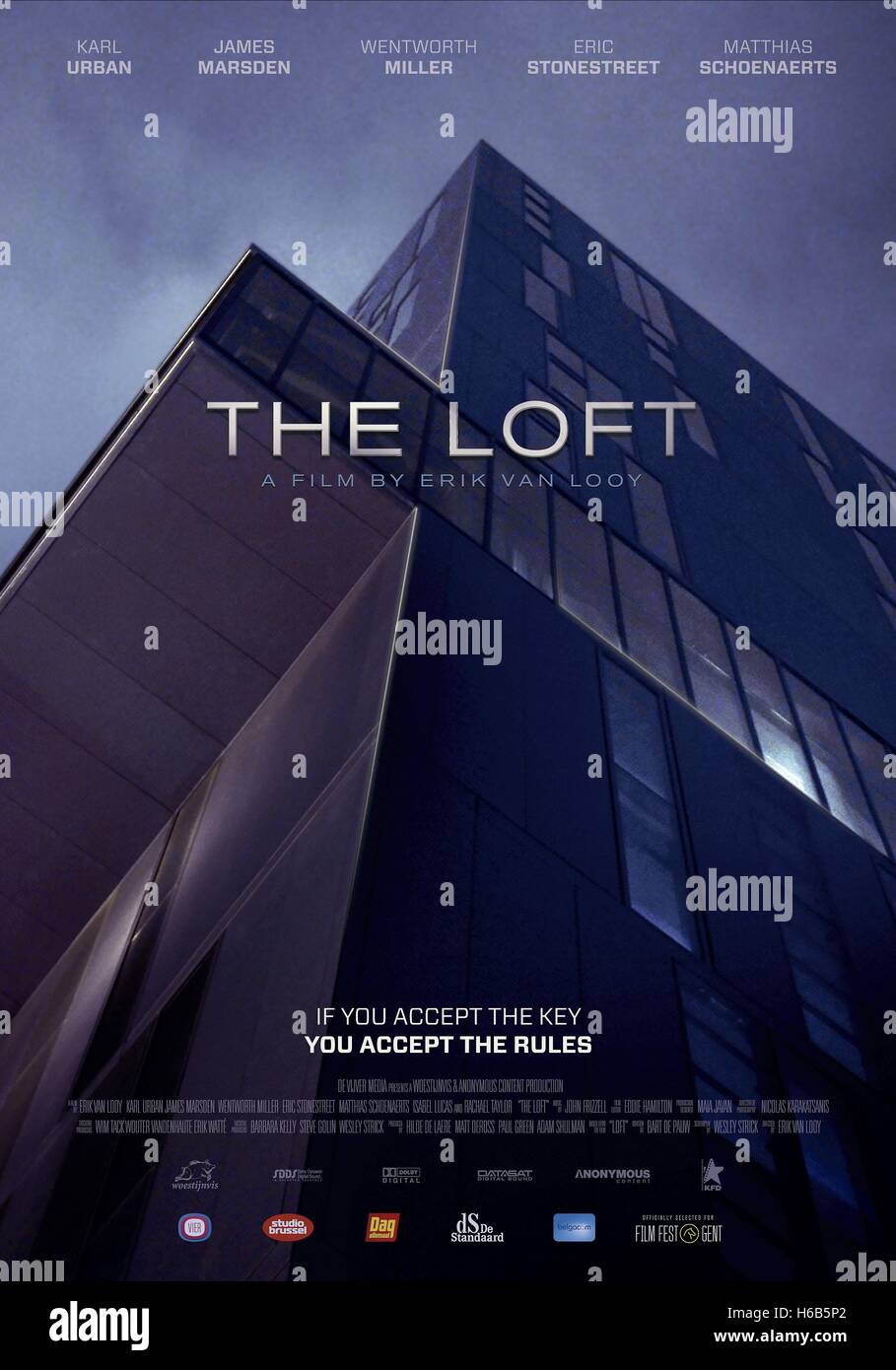 Movie Poster The Loft 2014 Stock Photo Alamy