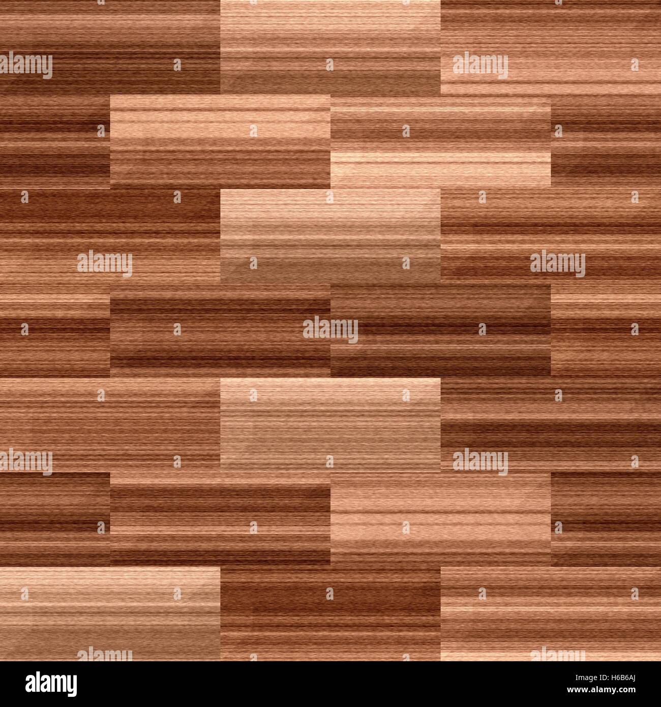 Seamless pattern of rich wood grain texture. Dark wooden floor Stock