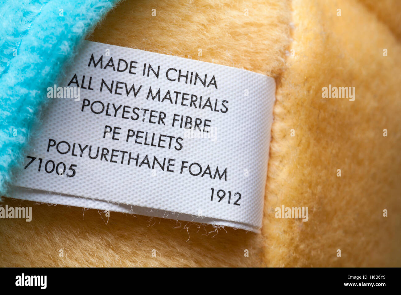 Label In Soft Toy Hi Res Stock Photography And Images Alamy