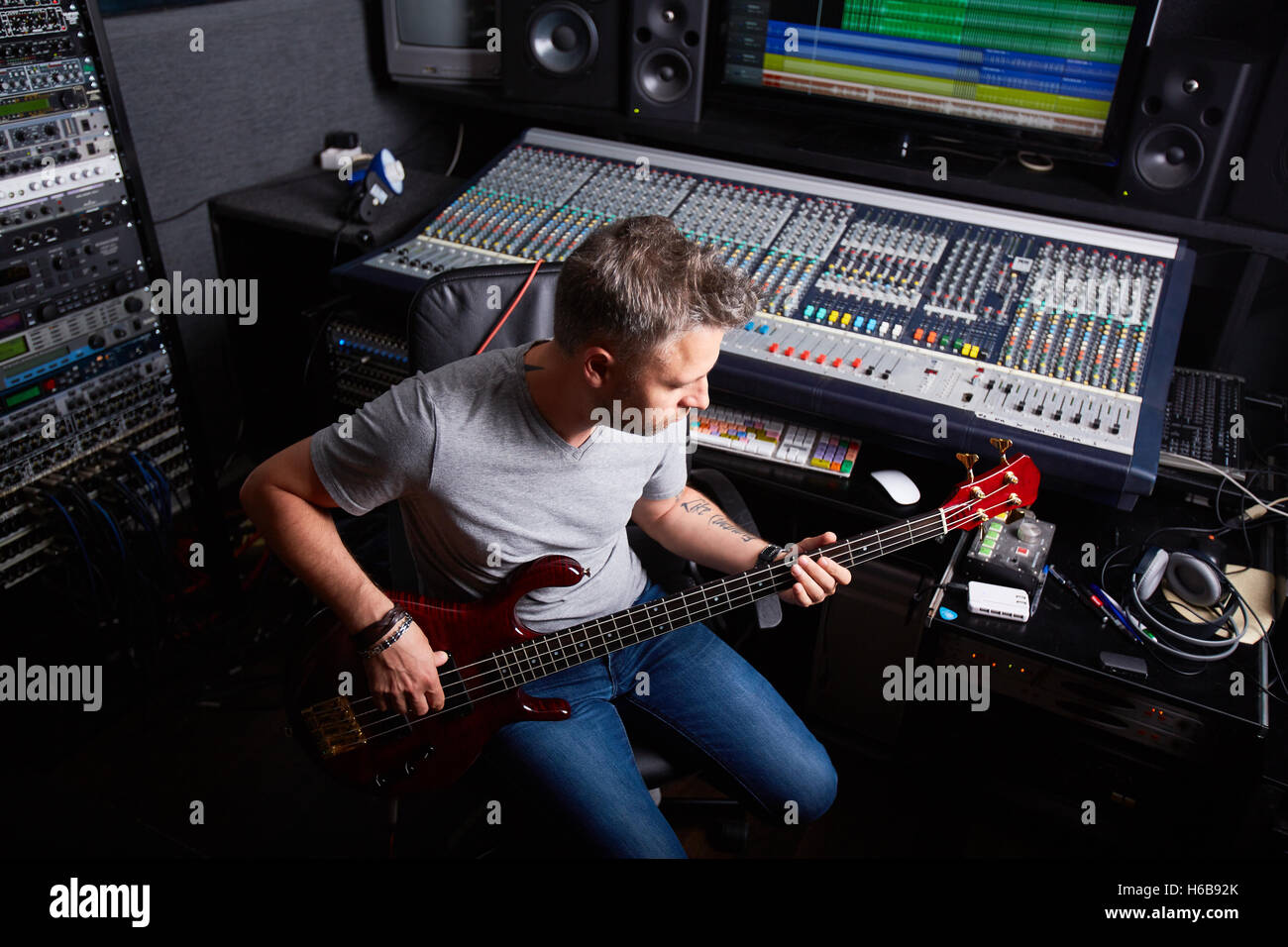 Sounds of guitar Stock Photo Alamy
