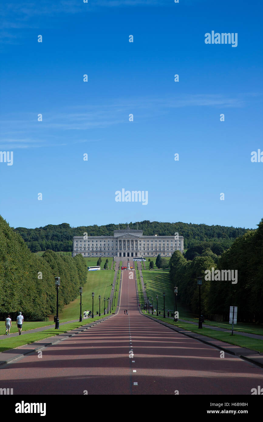 Ireland, North, Belfast, Stormont assembly building. Stock Photo