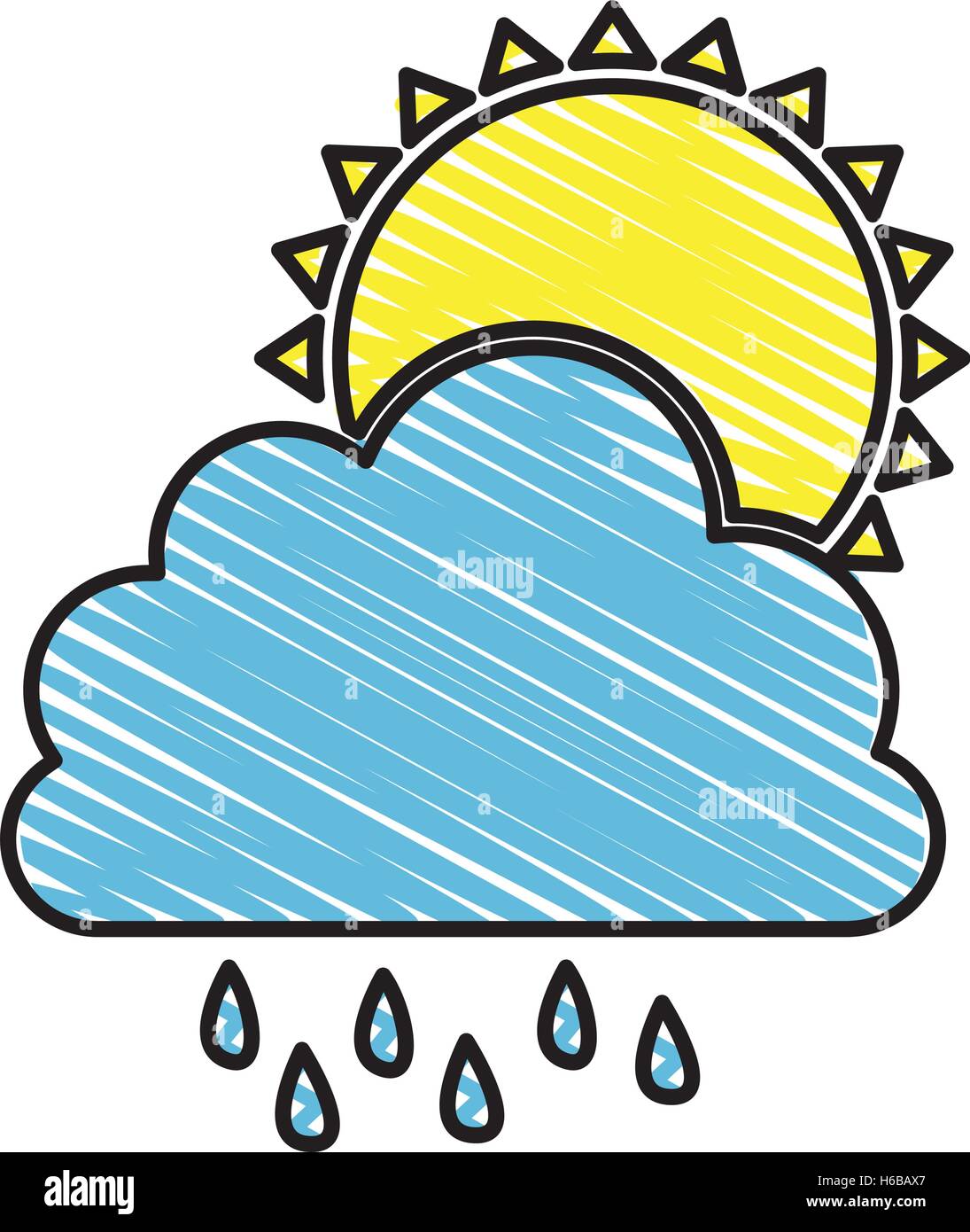 rain and cloud icon image Stock Vector Image & Art - Alamy