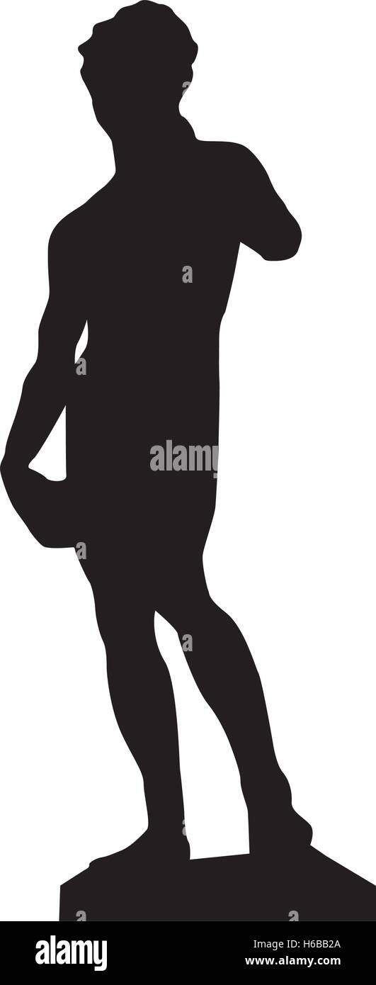 David michelangelo sculpture icon image Stock Vector Images Alamy