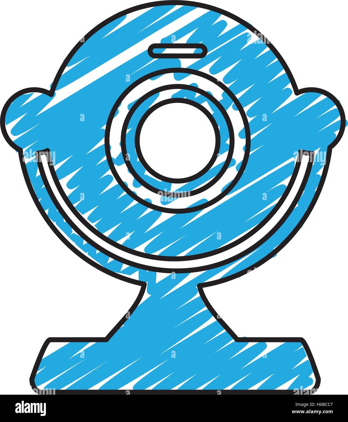 Webcam chat technology device Stock Vector Images - Alamy