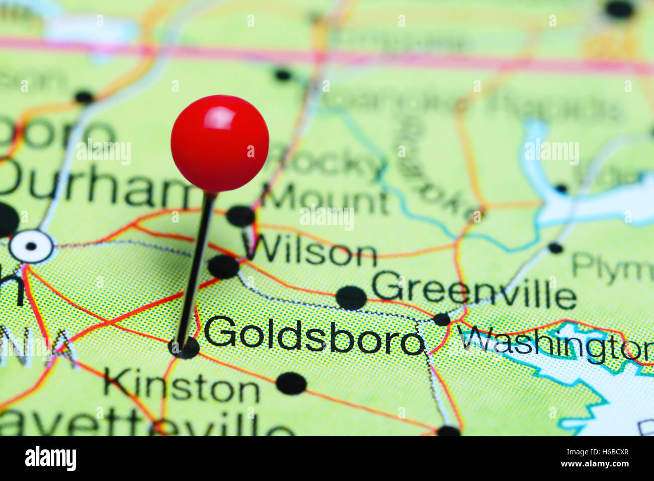 Goldsboro Nc Zip Code Map Map