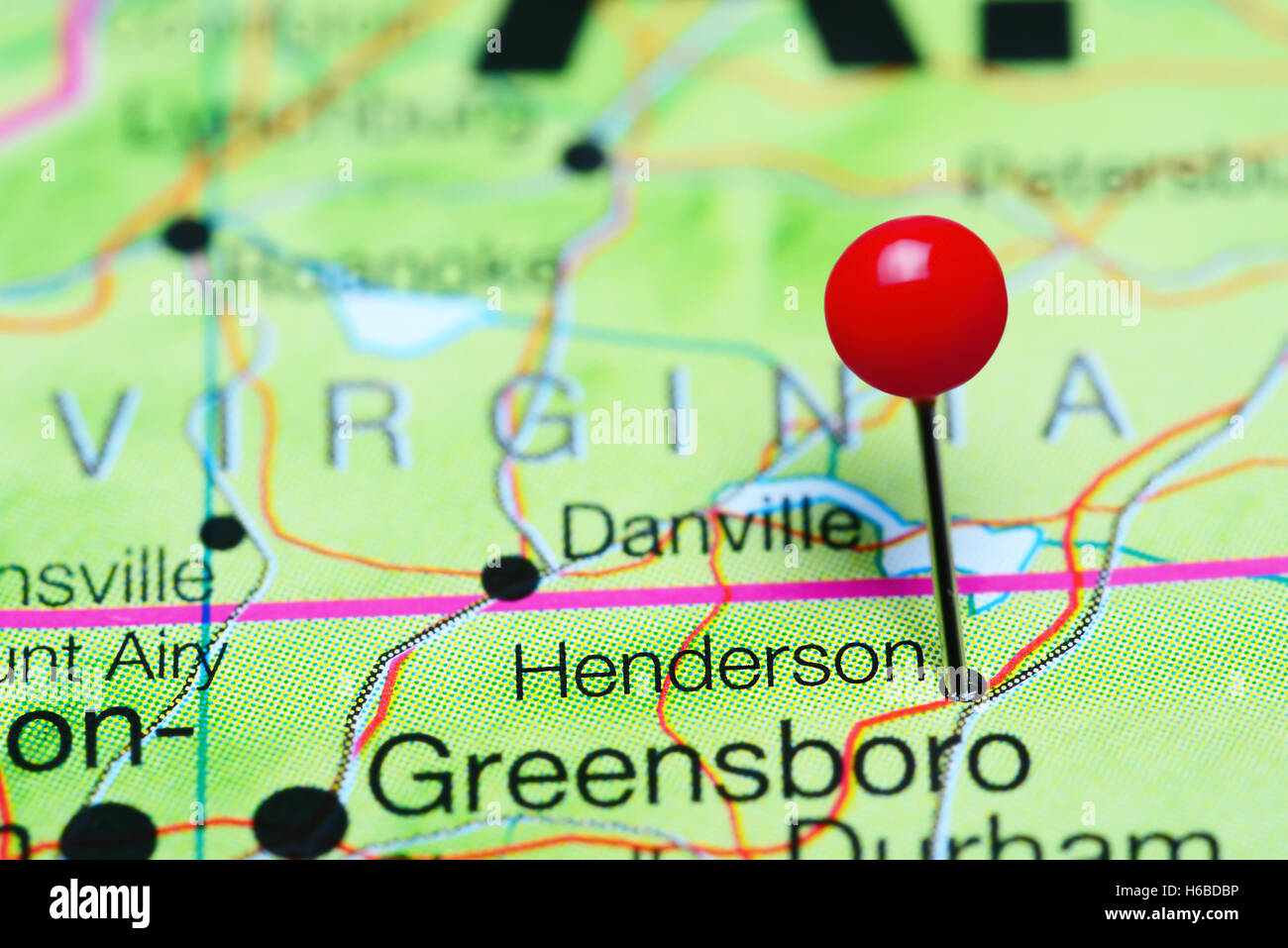 Map of henderson hires stock photography and images Alamy