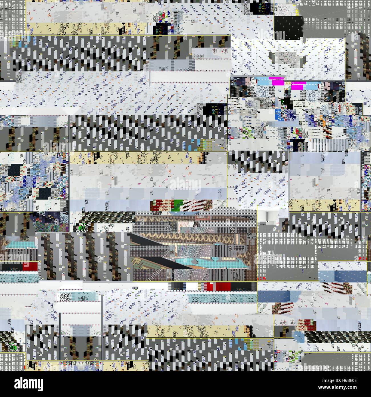 Seamless glitch background for 3D objects Stock Photo - Alamy