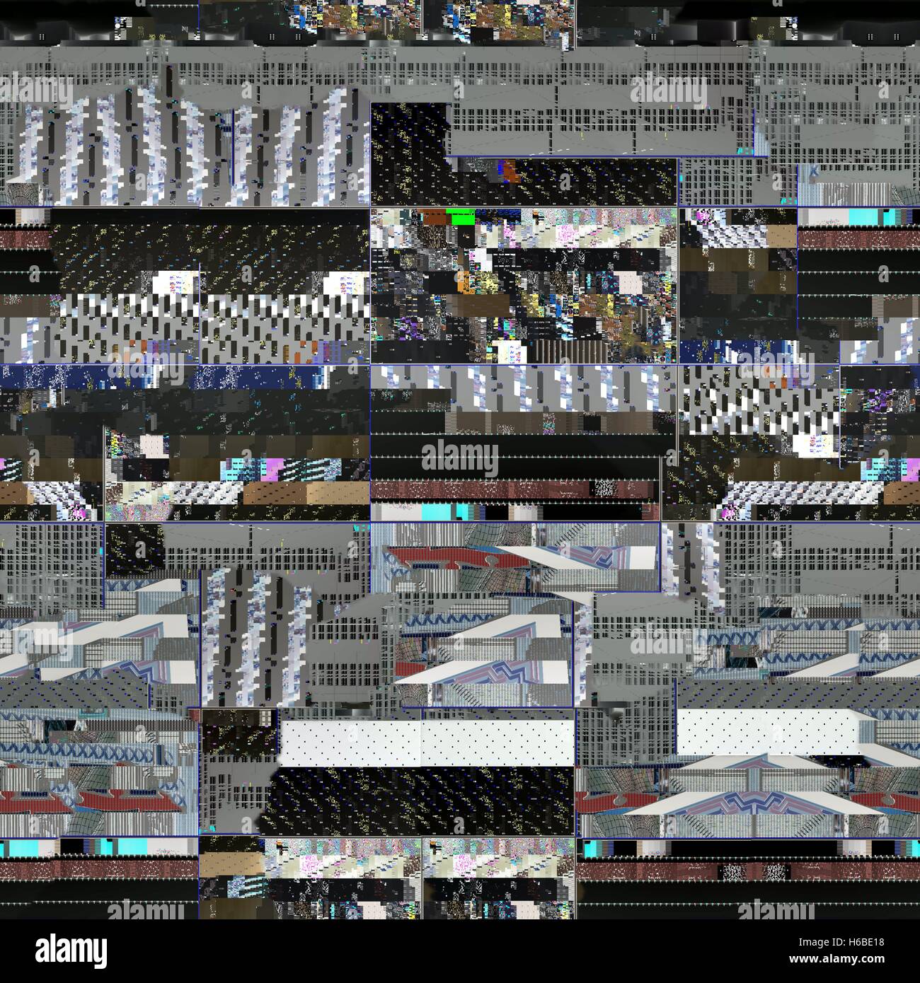 Seamless glitch background for 3D objects Stock Photo - Alamy