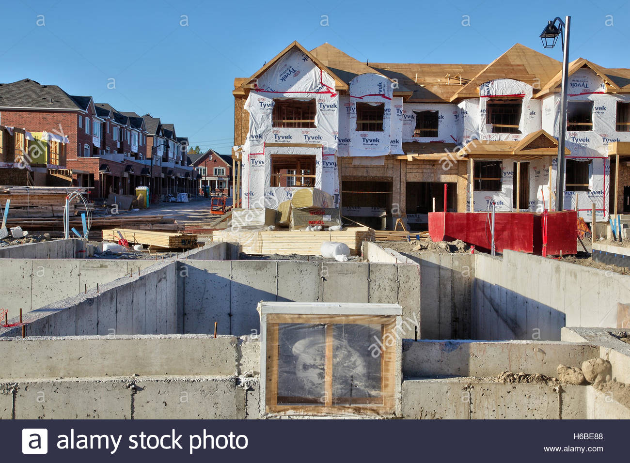 New Housing Estate Ontario Canada High Resolution Stock Photography and