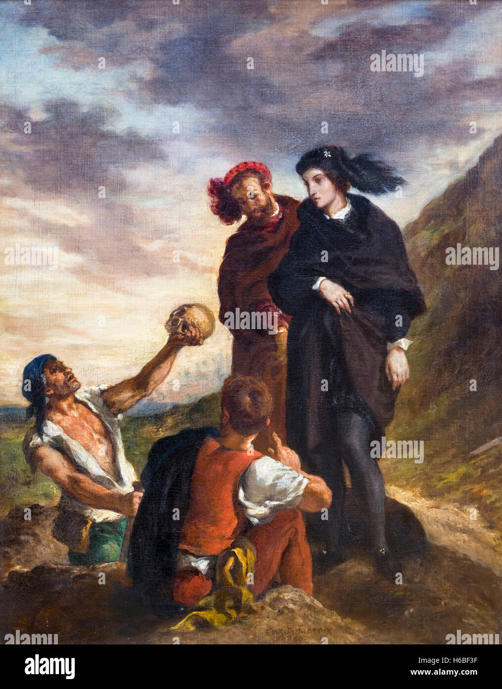 "Hamlet and Horatio in the Cemetery" (Hamlet et Horatio au Cimetière