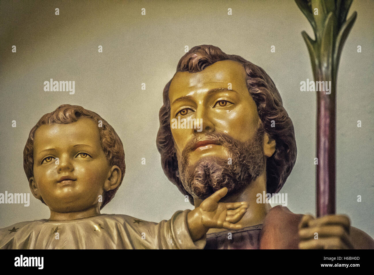 Saint Joseph and Holy Child Jesus Stock Photo