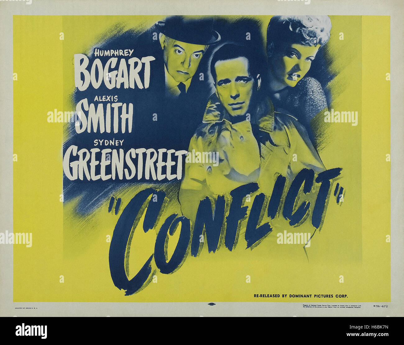 Conflict  - Movie Poster - Stock Photo