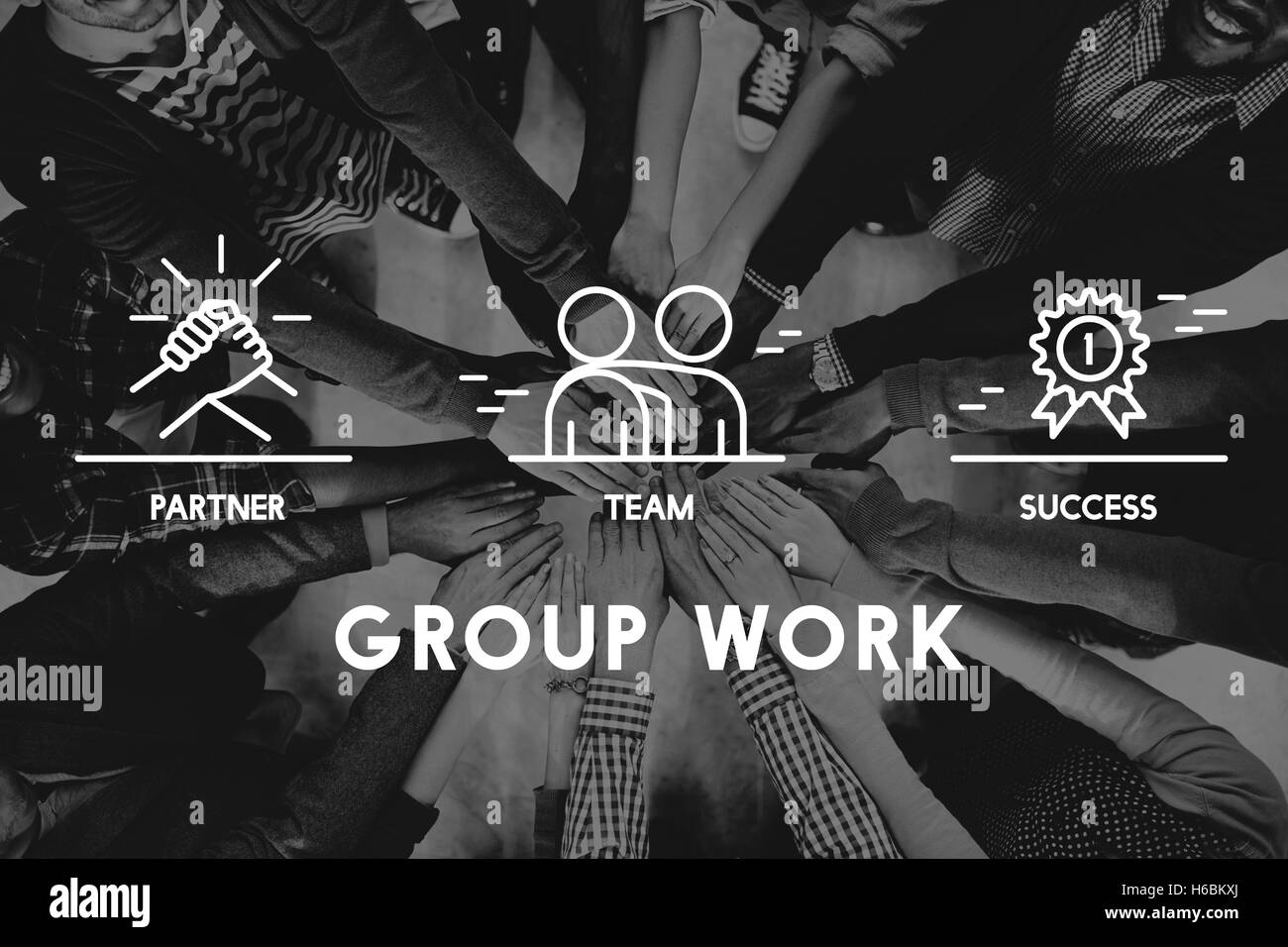 group-team-work-organization-concept-stock-photo-alamy