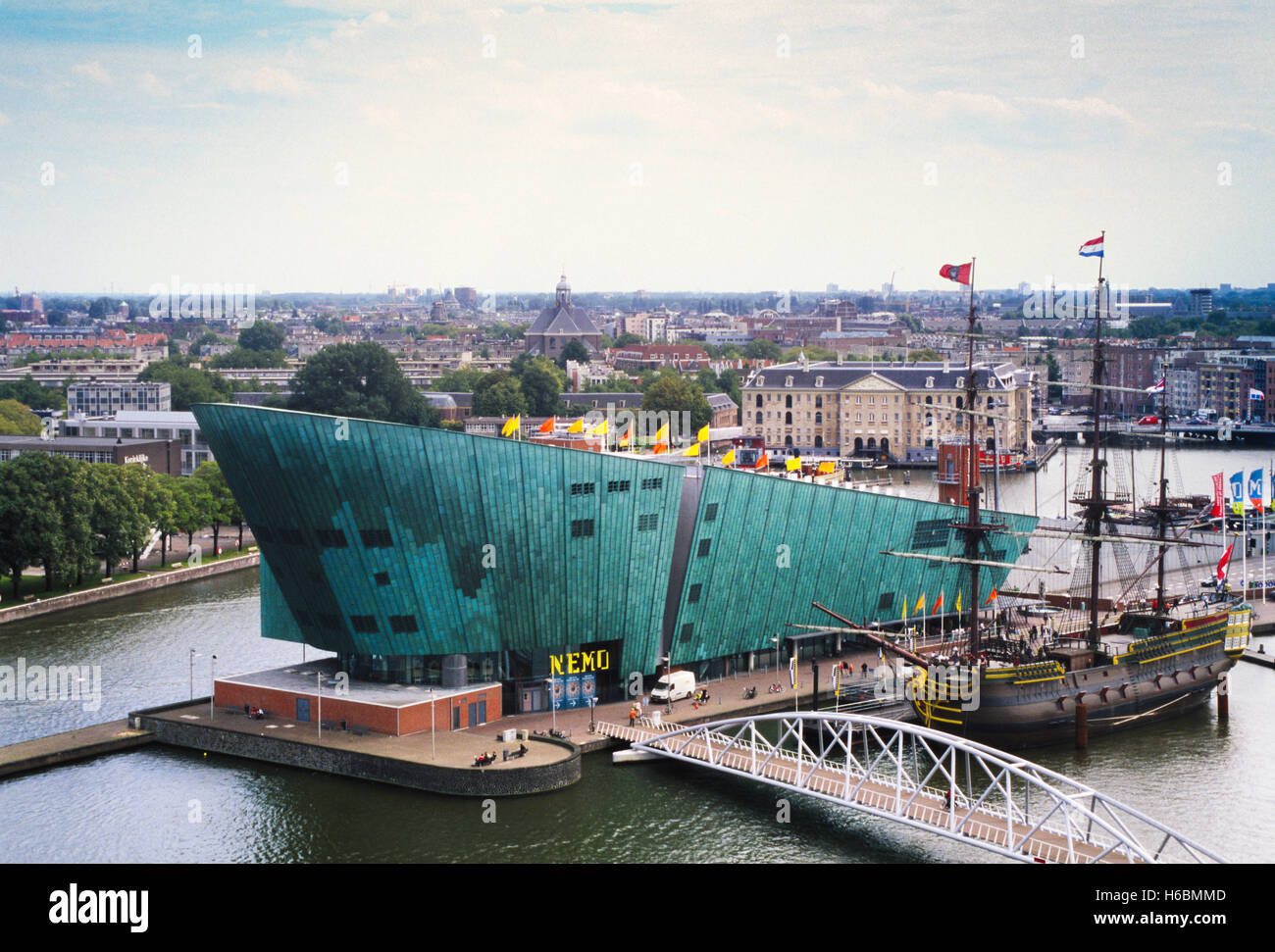 Netherlands,  Amsterdam, Oosterdok. NEMO National Museum for Science and Technology Stock Photo