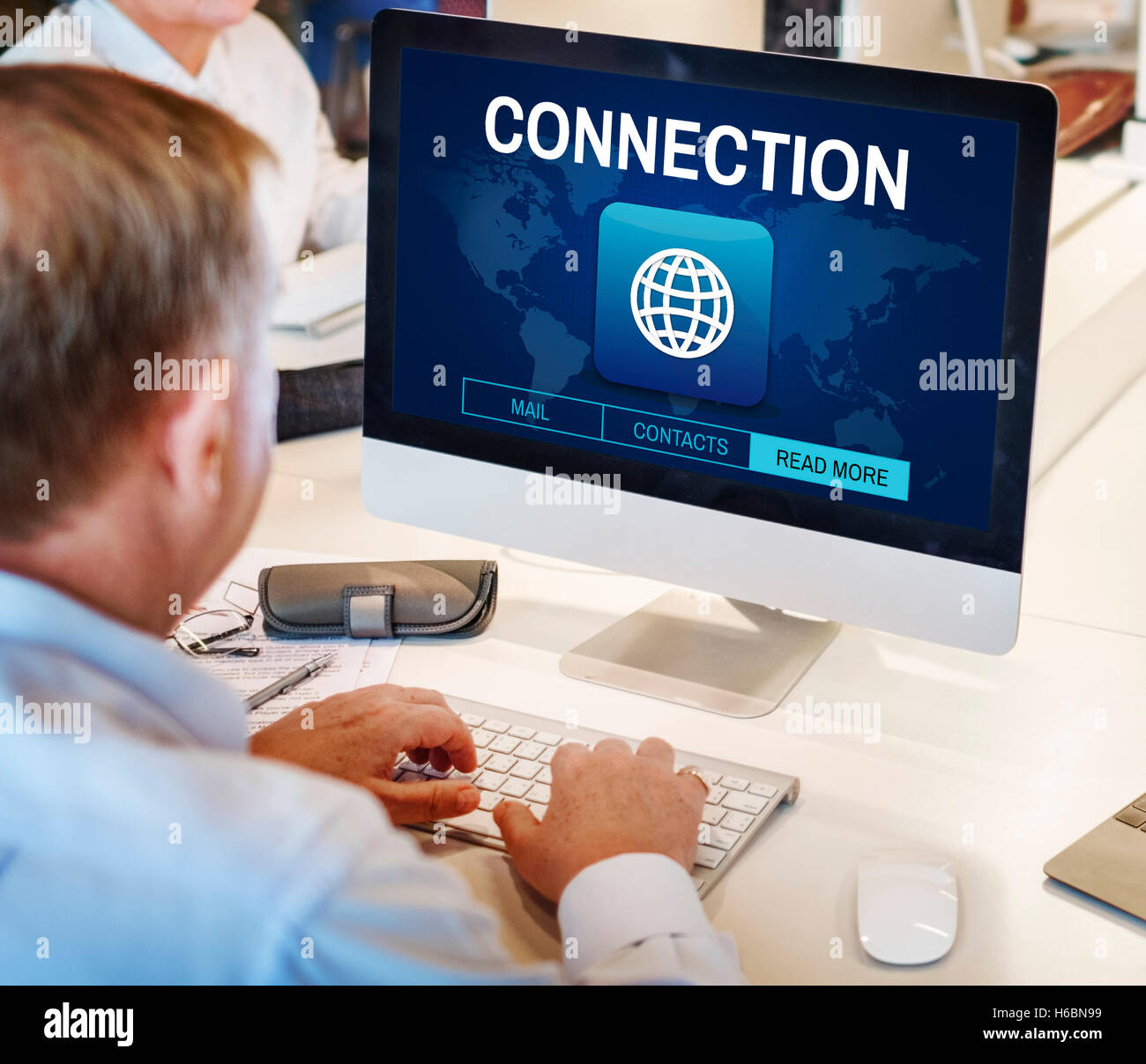 Global Communication Connection Networking Graphic Concept Stock Photo ...