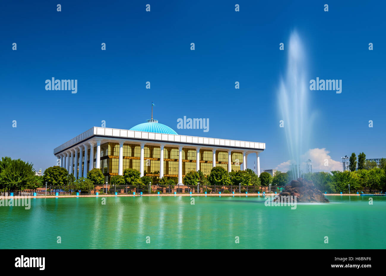 The Parliament of Uzbekistan in Tashkent Stock Photo