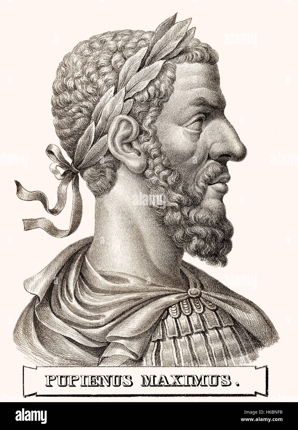 Pupienus Maximus, c., 165/170-238, Roman Emperor Stock Photo
