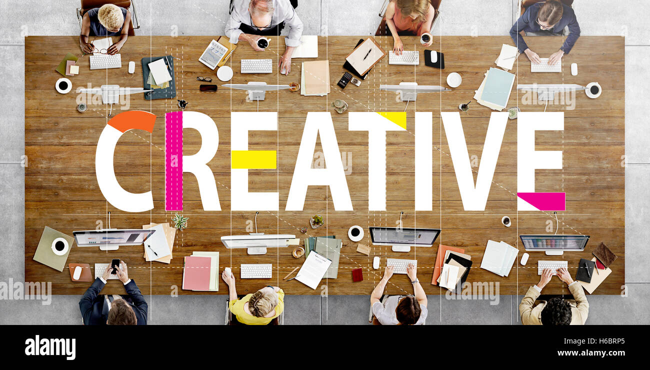 Seriously Creative Creative Design Ideas Imagination Innovation Concept Stock Photo - Alamy