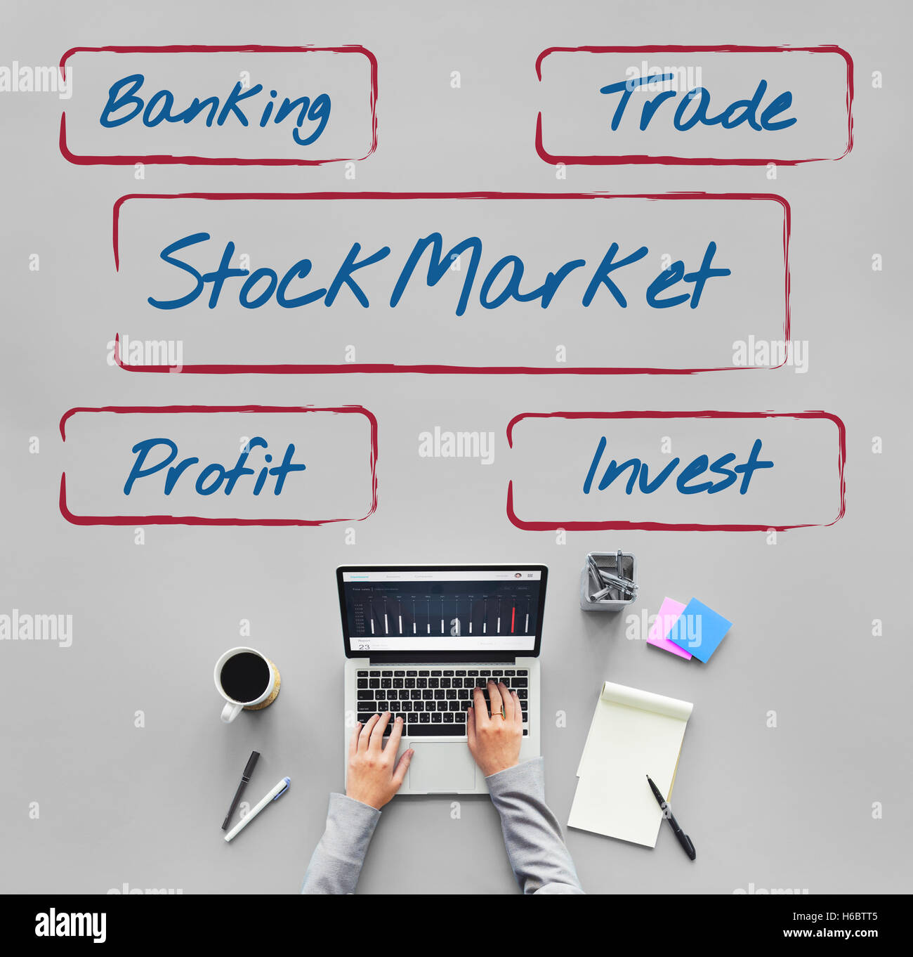 Accounting Business Marketing Stock Finance Concept Stock Photo Alamy