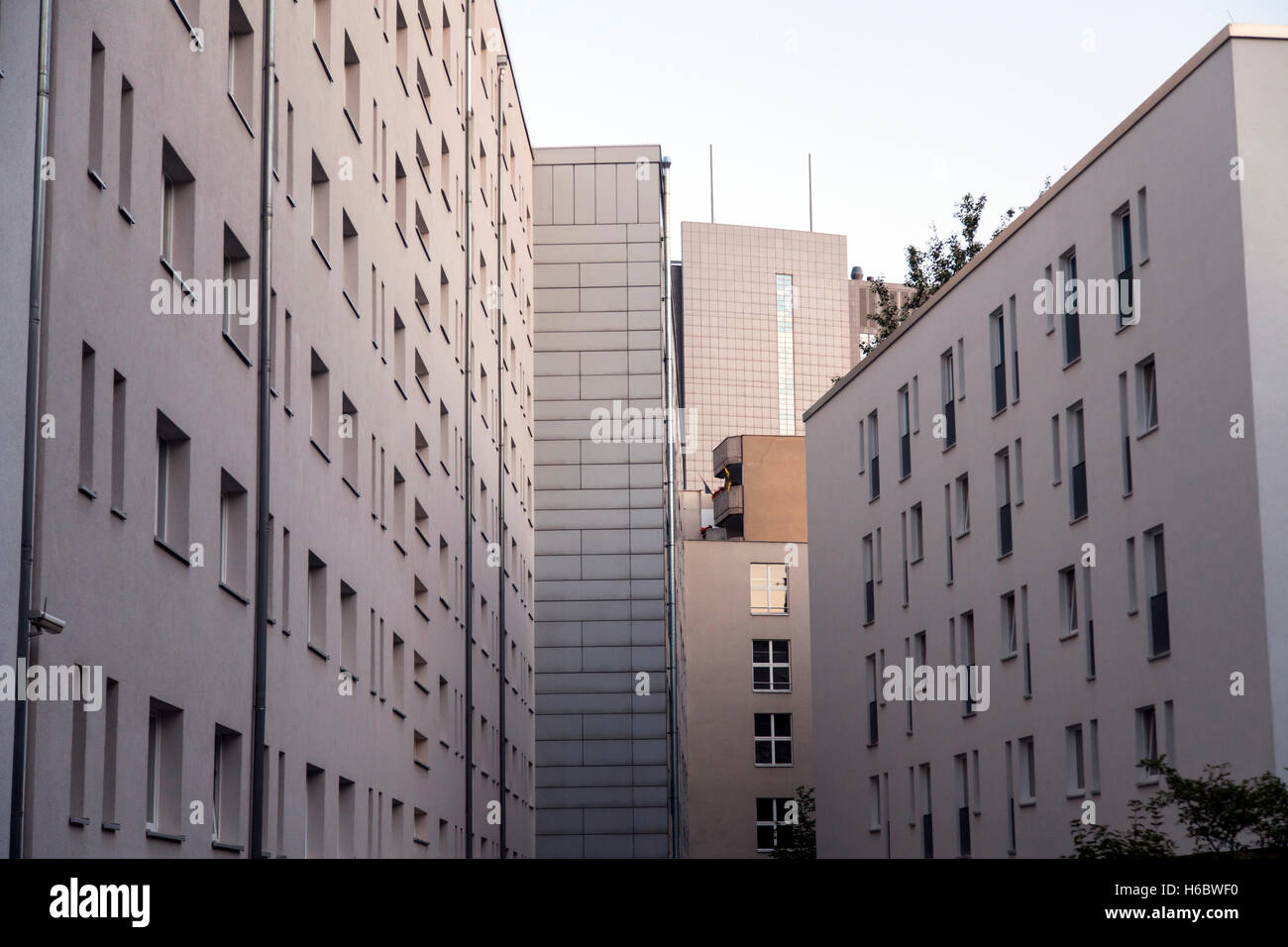 An apartment building isolated on white background Stock Photo - Alamy