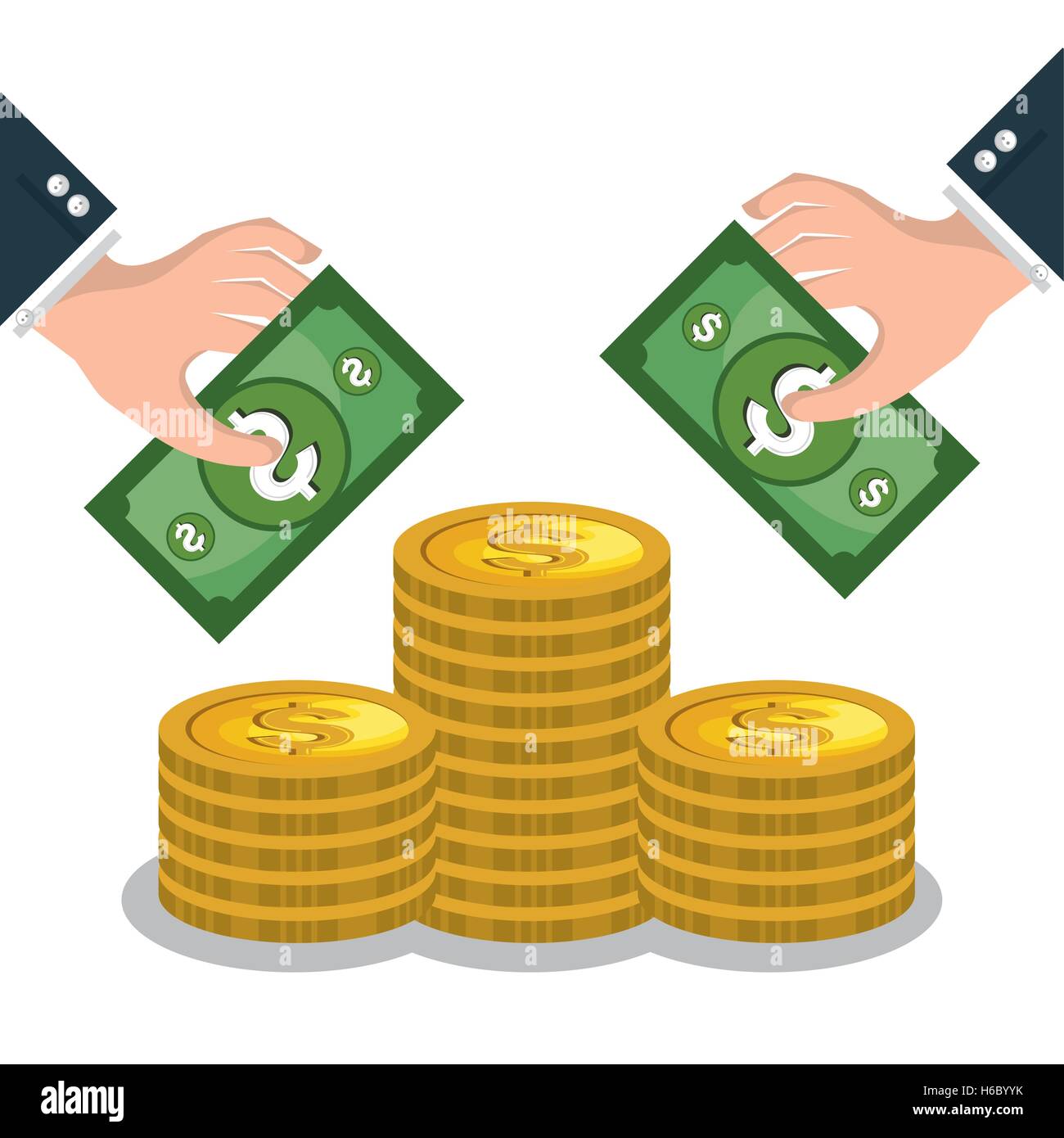 crowd funding concept icons Stock Vector Image & Art - Alamy