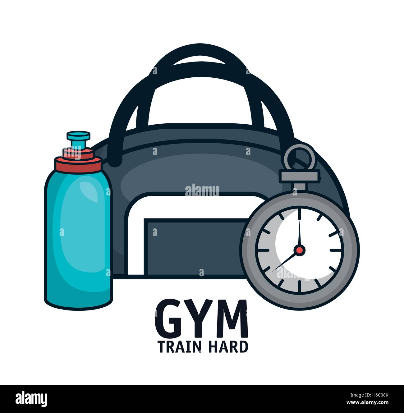gym equipment flat icons Stock Vector Image & Art - Alamy